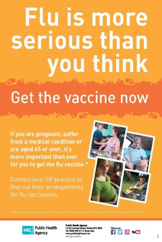Flu vaccine poster 2024 Flu vaccine poster 2024